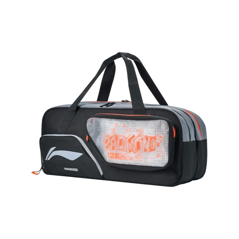 LiNing Polyester Gym Bag Large Size Unisex White-0