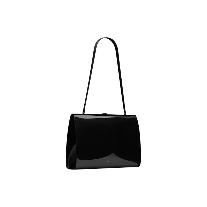 SAINT LAURENT LE ANNE-MARIE Ethylene One Shoulder Handbags Women's Black-1
