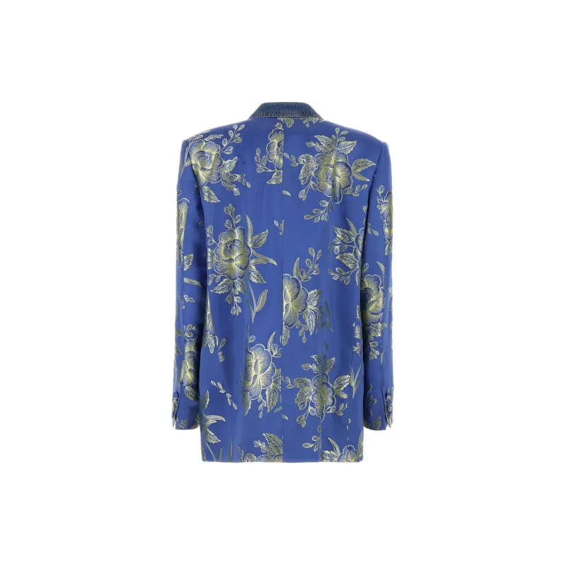 ETRO Floral Pattern Double Breasted Jacket-1
