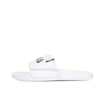 FILA Velcro Sports Slippers White Korean Version