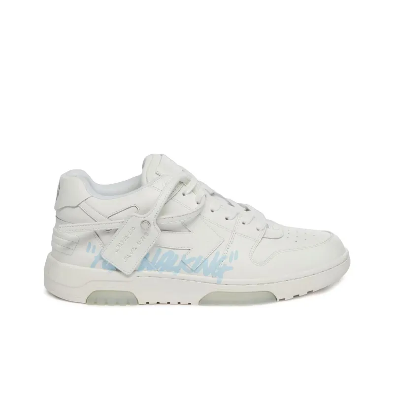 OFF WHITE Out Of Office 'OOO' Low Tops For Walking White Light Blue 2021-1