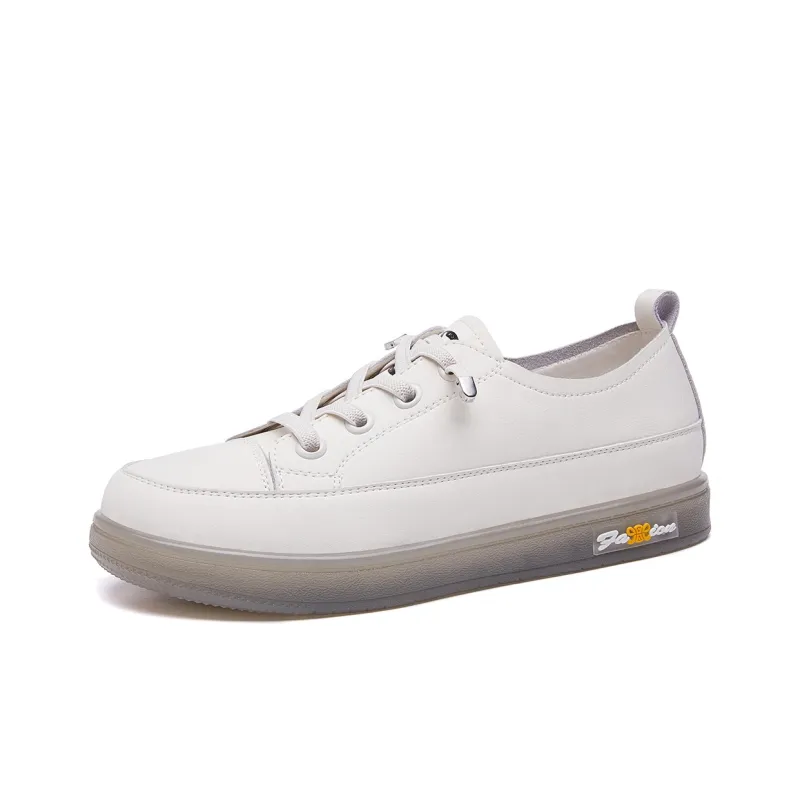 RED DRAGONFLY White Sneakers For Women's Abrasion Resistant Low Top Casual Shoes Women's-0