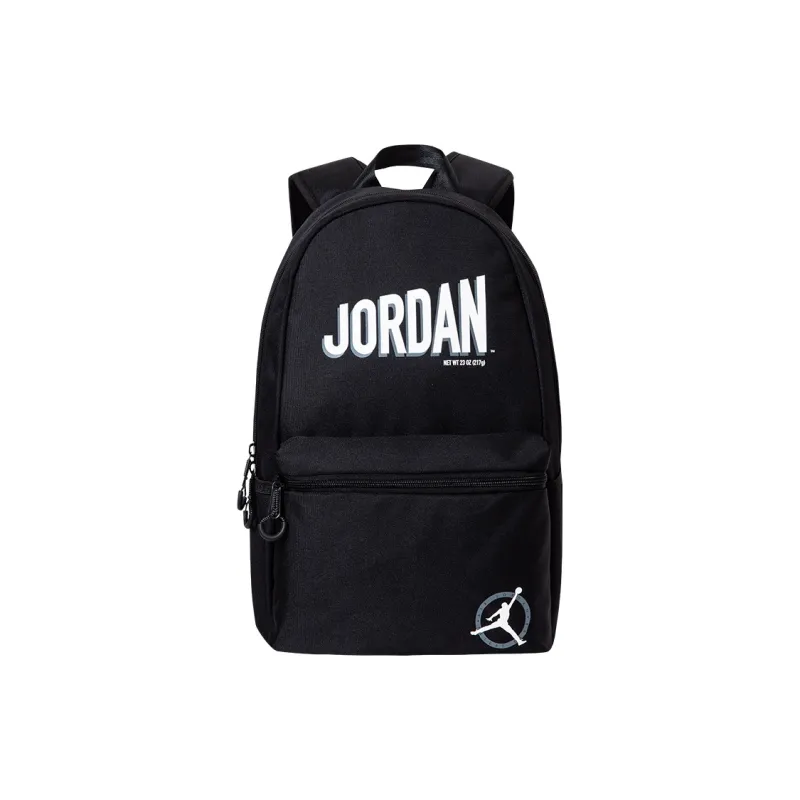 Jordan Polyester Backpack Regular Unisex Black-0