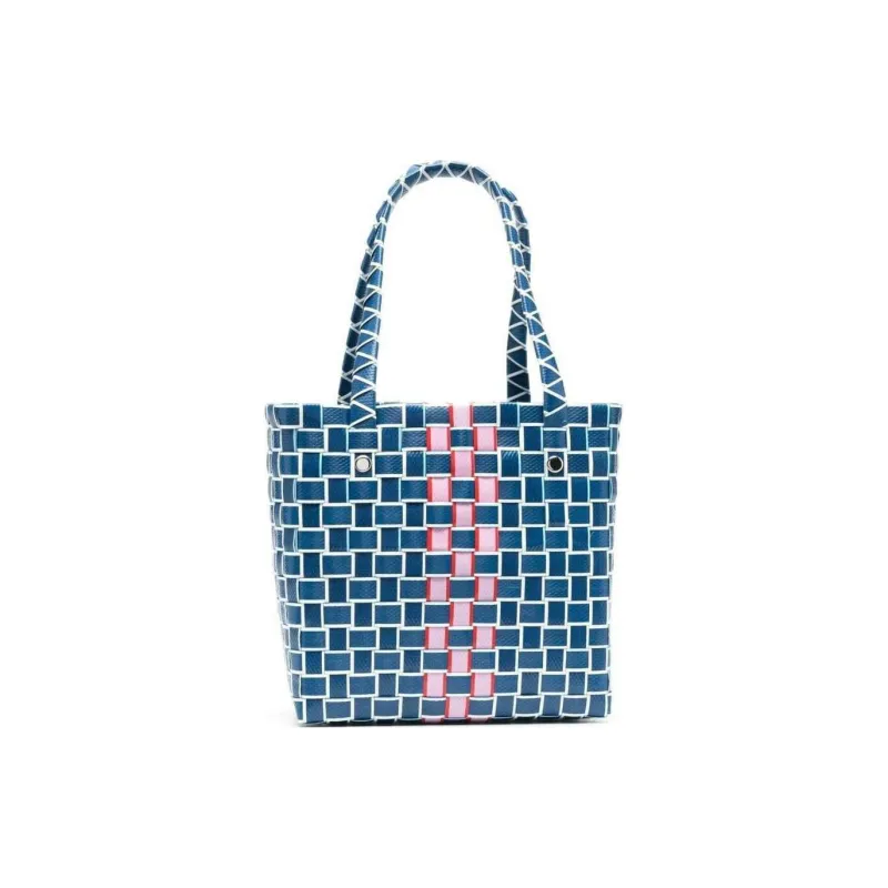 MARNI Polypropylene Basket Bag Handbag Kids' Blue-1