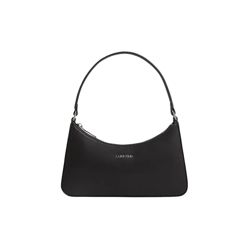CALVIN KLEIN Recycled Polyester Handbag Shoulder Bag Small Size Women's Black-0