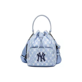 MLB Monogram Collection Polyester Bucket Bags Handbags Shoulder Bag Crossbody Bag Regular Women's Blue