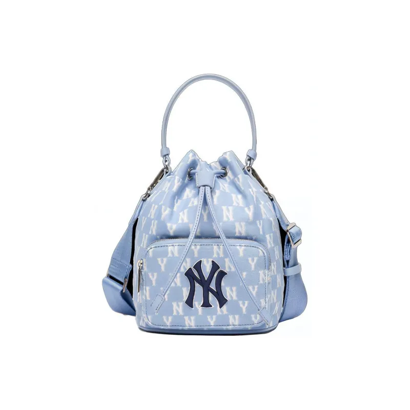 MLB Monogram Collection Polyester Bucket Bags Handbags Shoulder Bag Crossbody Bag Regular Women's Blue-0