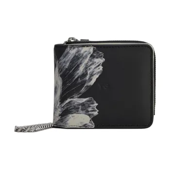 Adidas Y-3 Collaboration Leather Wallet Regular Unisex Black