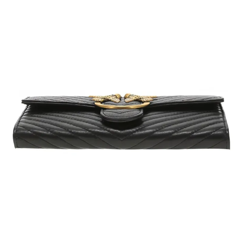 PINKO Sheepskin Swallow Bag Crossbody Bag, Shoulder Bag Women's Black/Black Gold-4