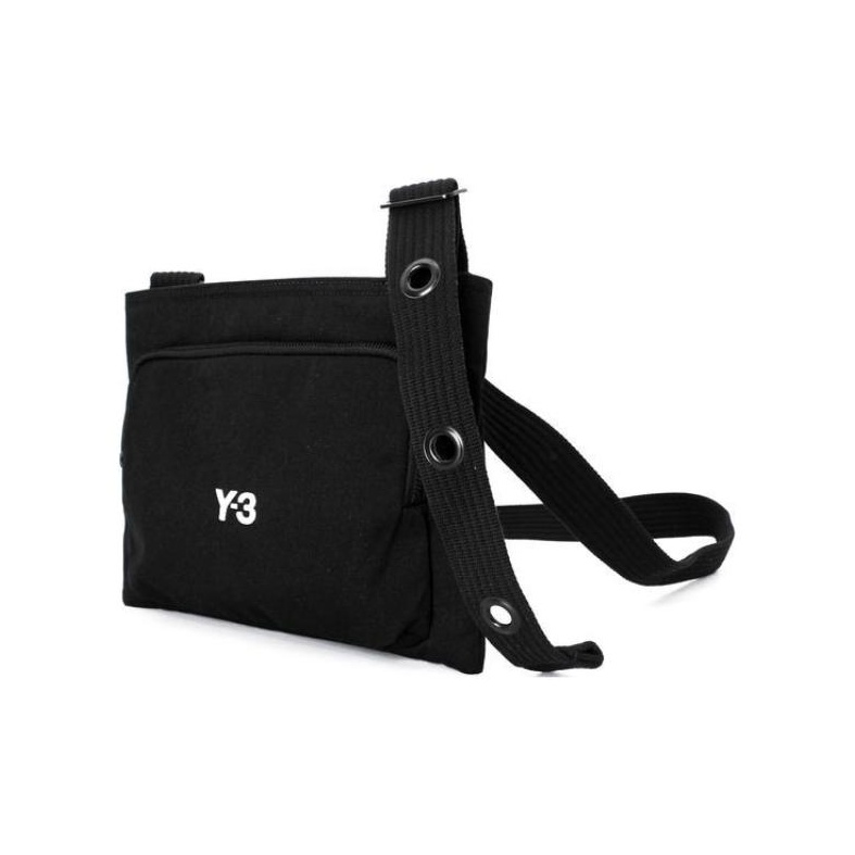 【Y-3】Y-3 N SACOCHE Y-3 Black Nylon Sacoche Bag Y-3