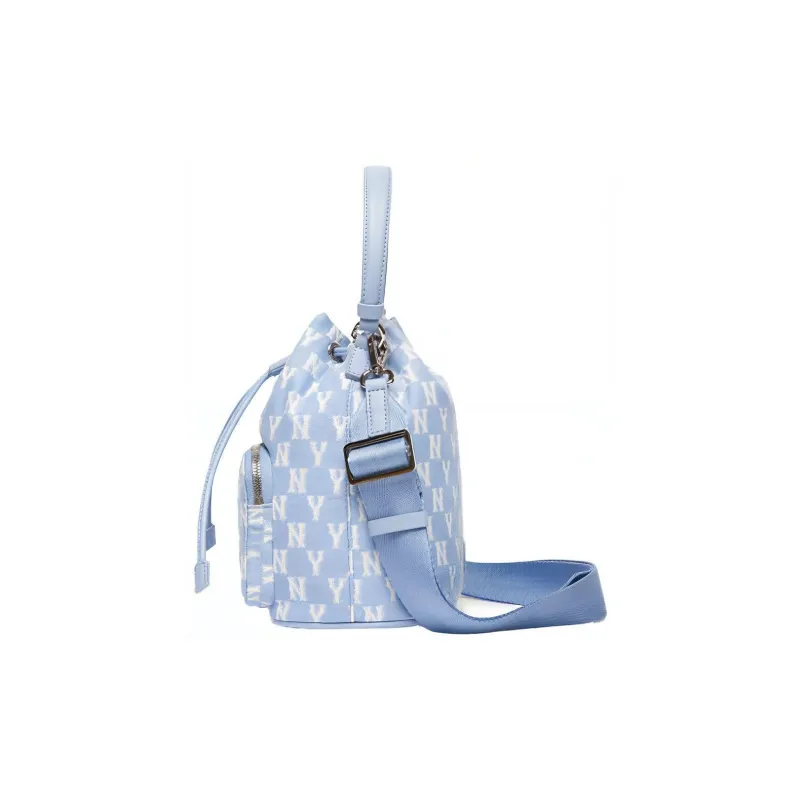 MLB Monogram Collection Polyester Bucket Bags Handbags Shoulder Bag Crossbody Bag Regular Women's Blue-2