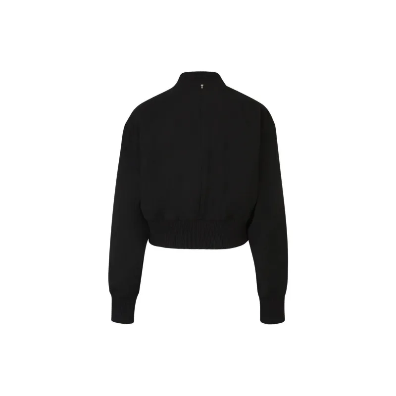 AMIPARIS Paris Zip Up Padded Bomber Jacket-1
