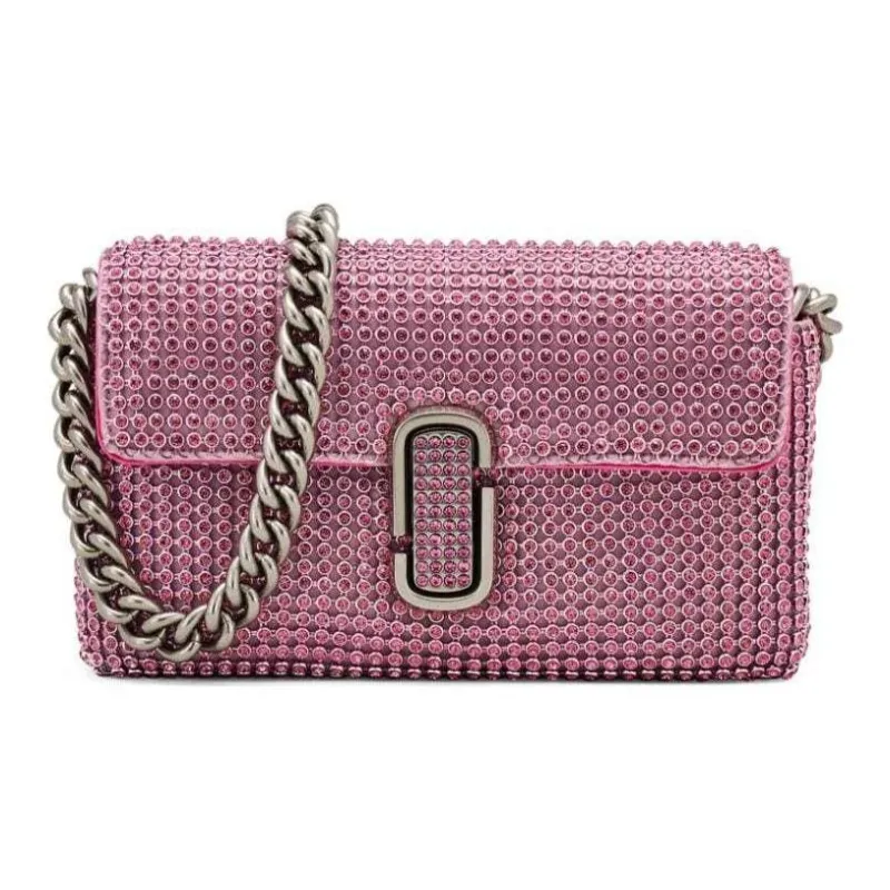 MARC JACOBS Embellished The Mini Soft Shoulder Bag-0