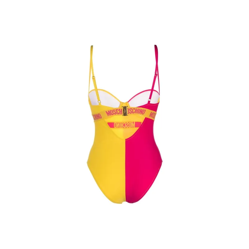 MOSCHINO One piece Swimsuit Women's Red & Yellow-1