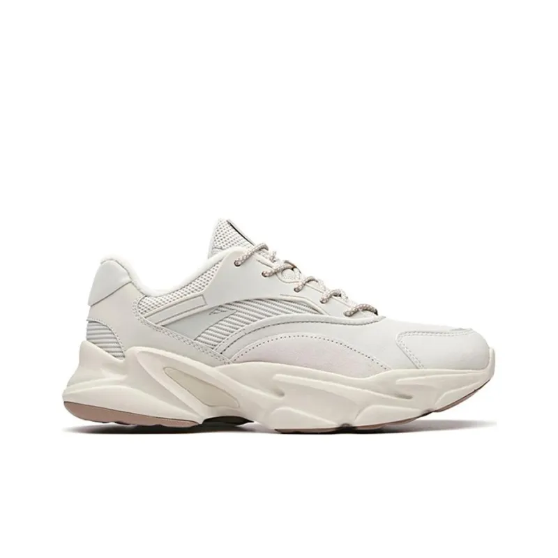 Anta Life Collection Anti-Slip And Wear-Resistant Warm Low-Top Chunky Sneakers Men's Gray-1