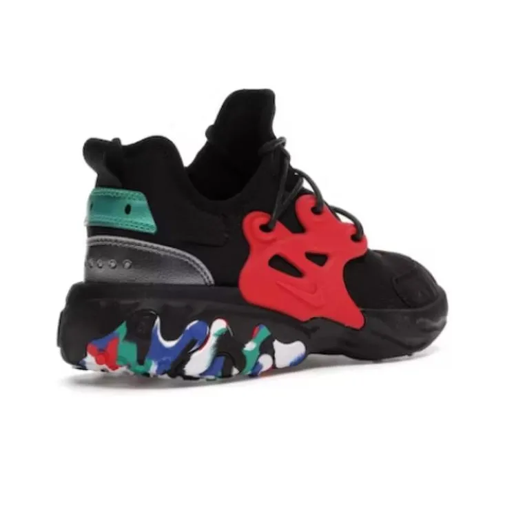 Nike React Presto Black Red Multicolor GS-1