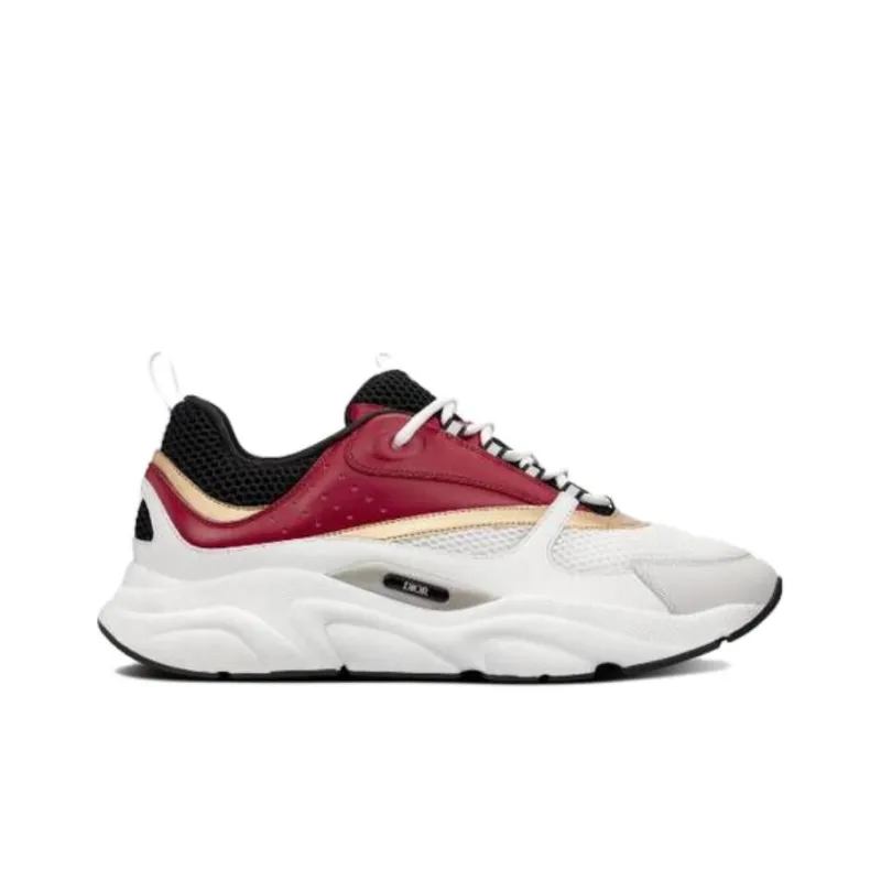 DIOR B22 White Black Burgundy Gold-4