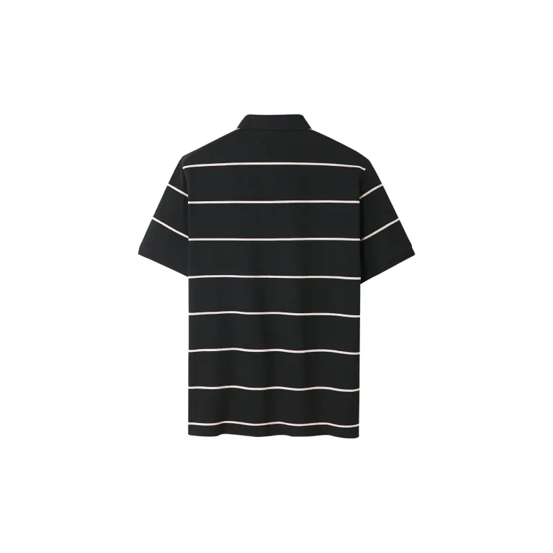 HLA Polo Shirts Men Black Stripes A6-1