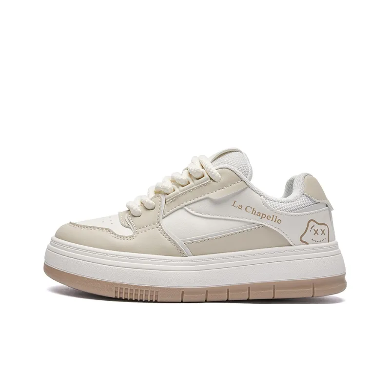 La Chapelle Height Increasing Wear-Resistant Low-Top Skateboard Shoes Women's-0