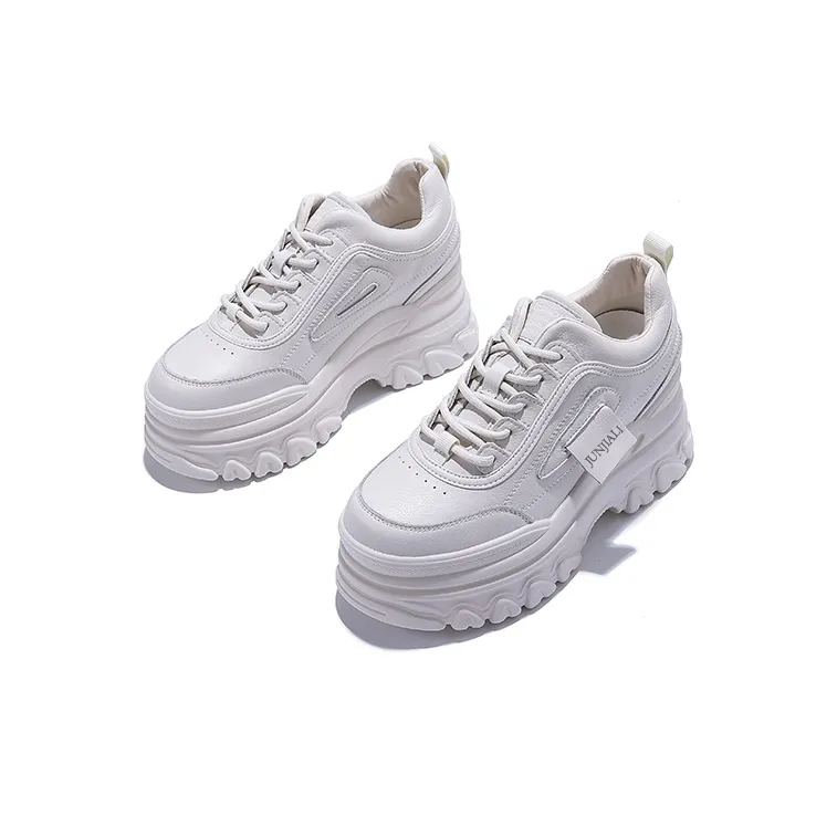 Junjali Cushioning, Abrasion Resistant, Height Increasing High Top Casual Shoes Women's-5