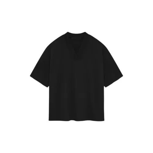 Fear Of God Essentials Logo-print V-neck Cotton T-shirt