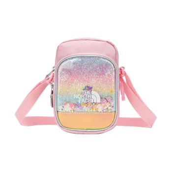 THE NORTH FACE Nylon Shoulder Bag, Crossbody Bag Small Size Women's Light Pink