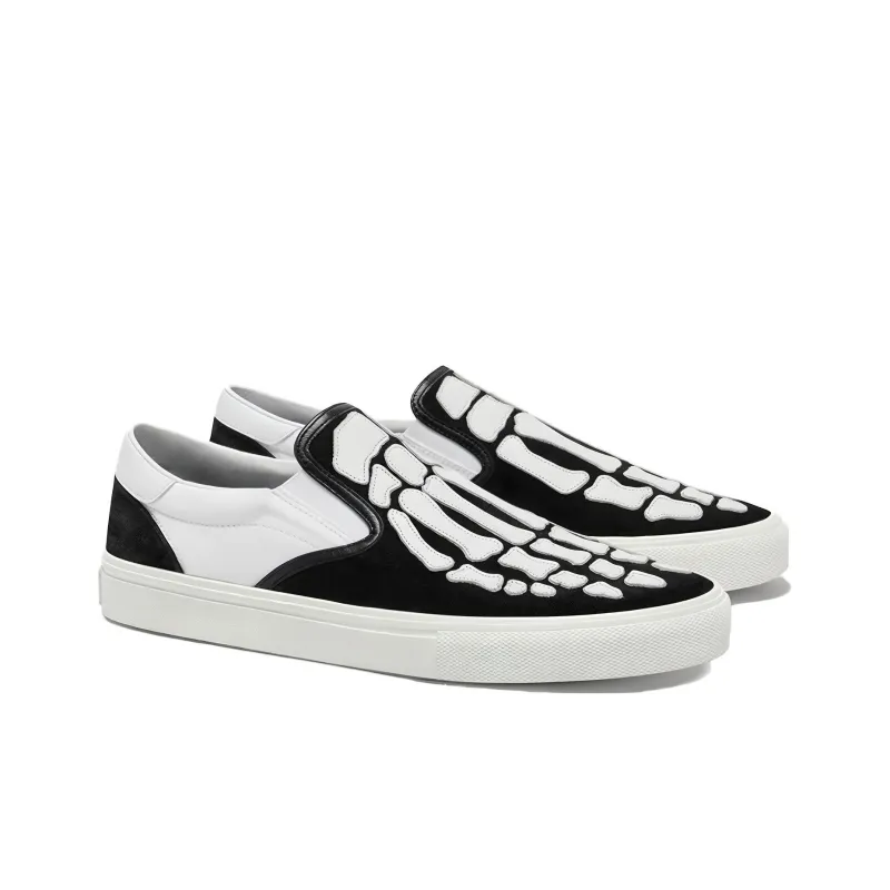 AMIRI Slip-On 'Skeleton Toe - Black White'-2