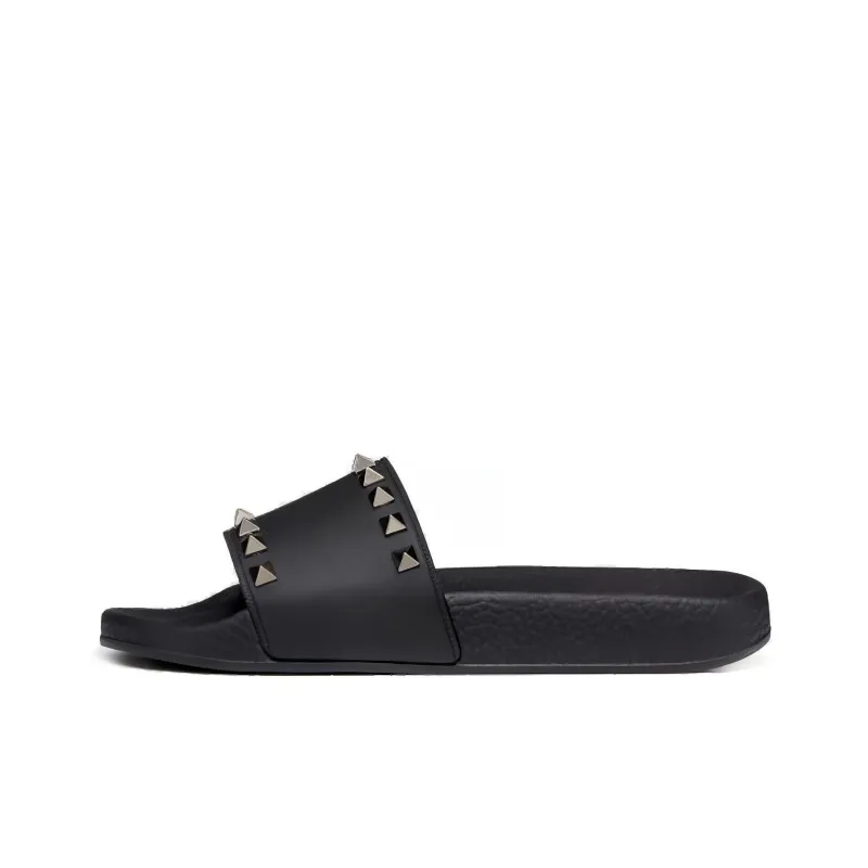 Valentino Women's Rockstud Slide 'Black'-0