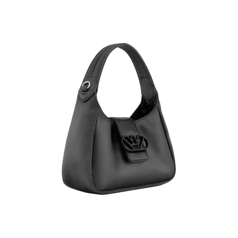 EMPORIO ARMANI Polyester Hobo Bag, Shoulder Bag, Crossbody Bag, Handbag Women's Black-1