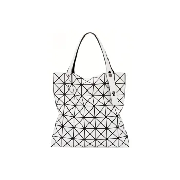 ISSEY MIYAKE Prism PVC Tote Bag Shopping Bag Laptop Bag Handbag Shoulder Bag Unisex White