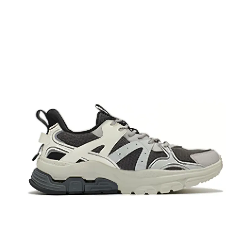 361° Cushioning Anti Slip And Wear Resistant Low Top Sports Casual Shoes Men's Gray-1