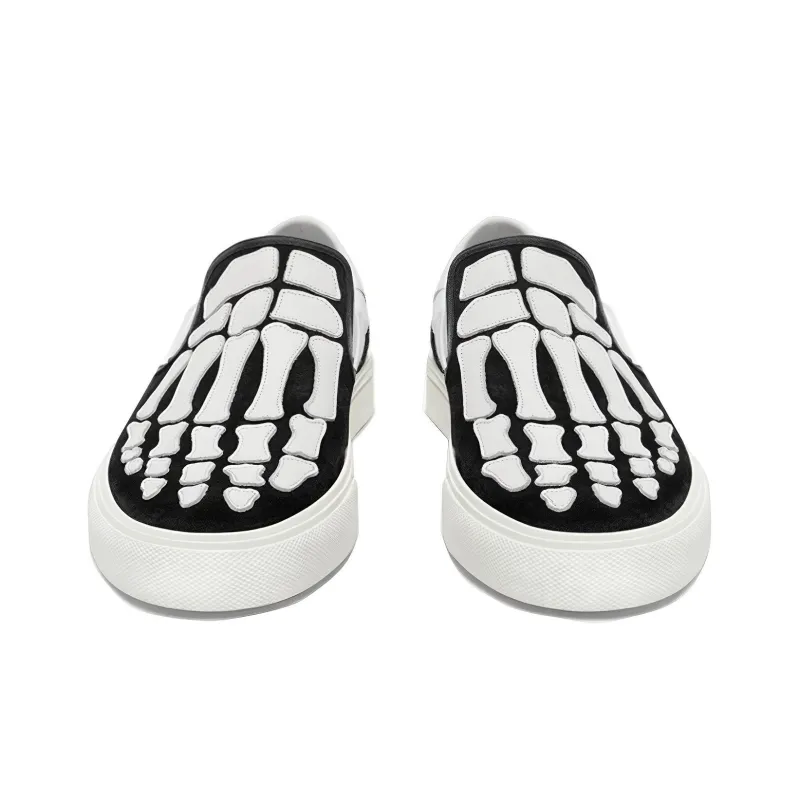 AMIRI Slip-On 'Skeleton Toe - Black White'-3