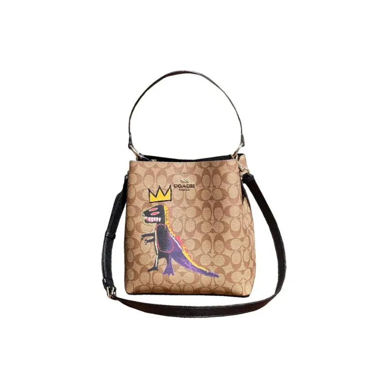 Jean-michel Basquiat X COACH Town Handbags-1