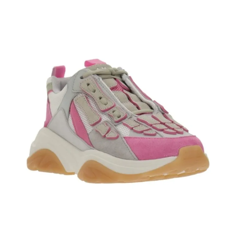 AMIRI Anti-Slip And Wear-Resistant Coverage Low-Top Casual Shoes Women's Pink White-2