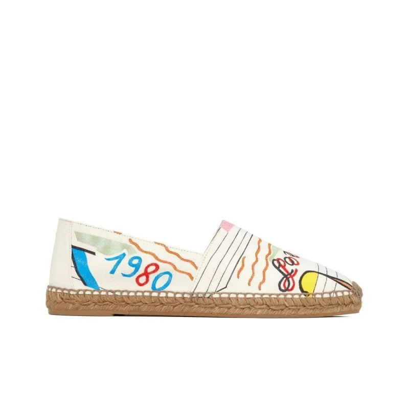 SAINT LAURENT Perseo Flat Espadrilles-1