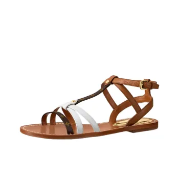 LOUIS VUITTON Shoes Sports Sandals 'Brown White' Women's