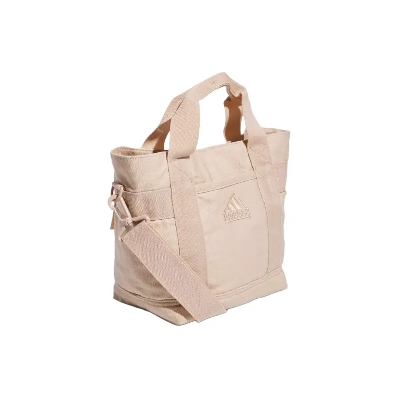 Adidas Canvas Canvas Bag Tote Bag Shopping Bag Shoulder Bag Crossbody Bag Handbag Mini Women's Iridescent Beige-1