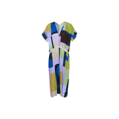 HENRIK VIBSKOV Transit Plissé Midi Dress