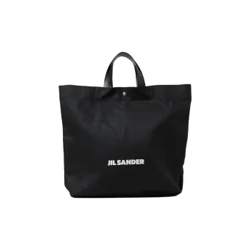 JIL SANDER Logo Printed Top Handle Bag