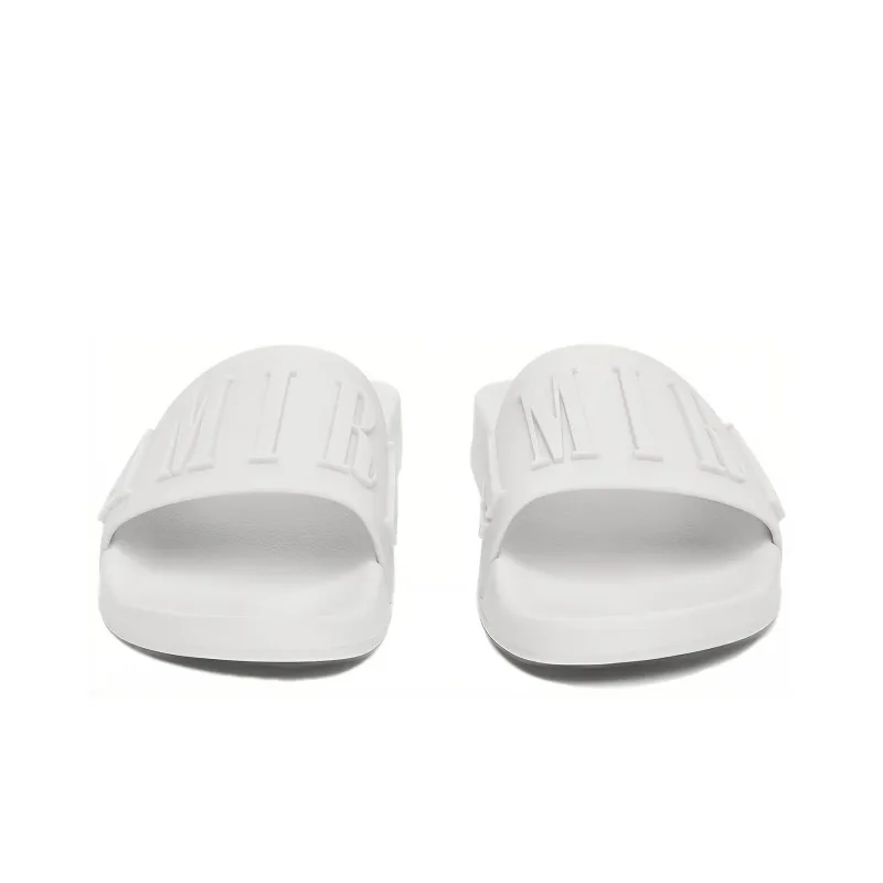 AMIRI Logo Pool Slide 'White'-2