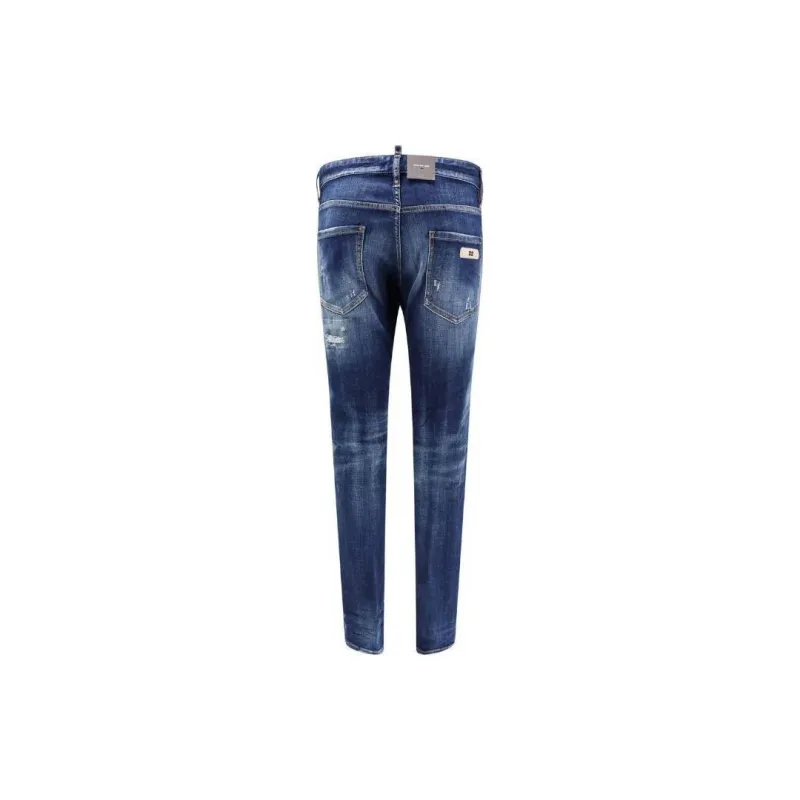 Dsquared2 Dark Ripped Cast Wash Cool Guy Jeans-1