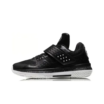 LiNing Battle Armor Breathable And Wear resistant Low Top Basketball Shoes Men's Standard Black
