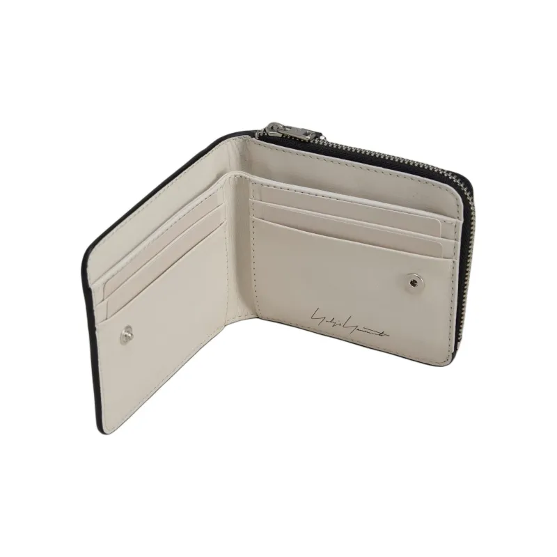 Adidas Y-3 Collaboration Leather Wallet Regular Unisex Black-2