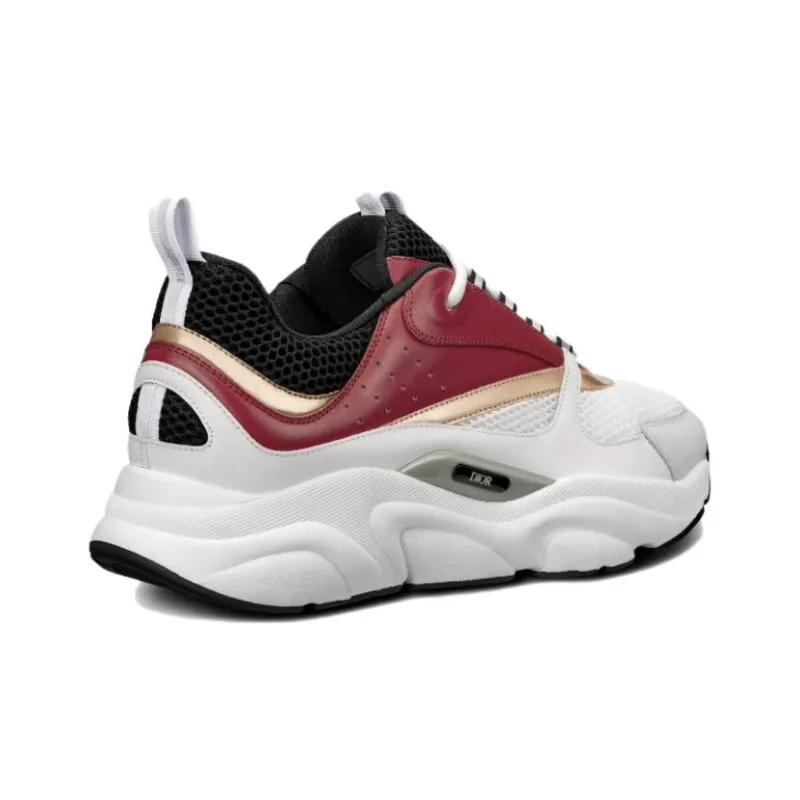 DIOR B22 White Black Burgundy Gold-2