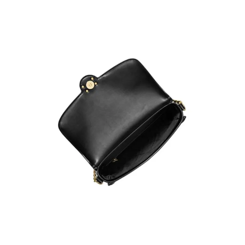 MICHAEL KORS Coated Canvas With Polyester Crossbody Bag, Shoulder Bag Medium Size Women's Black-4