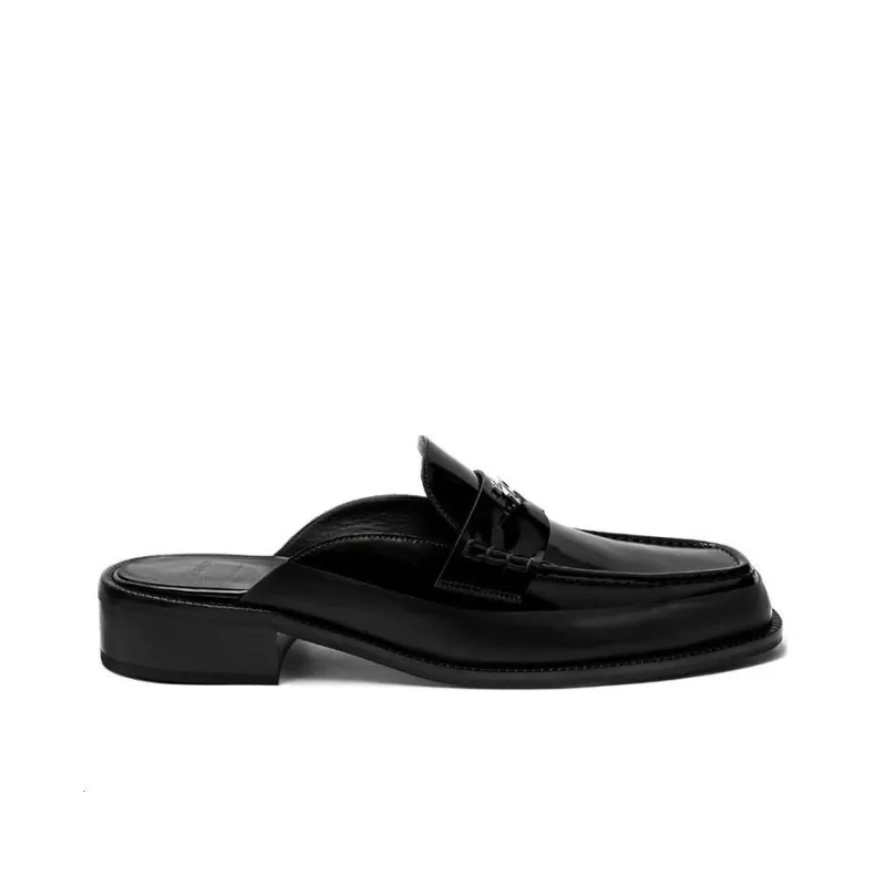Misbhv Brutalist Slip on Leather Loafers Women's-1