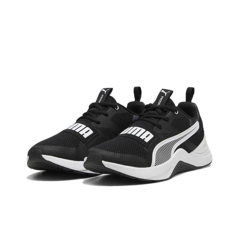 PUMA Prospect Slip Resistant Low Top Training Shoes Unisex Black White-2