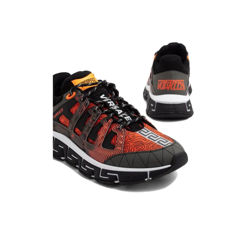 VERSACE Trigreca Bright Orange Black Grey-3