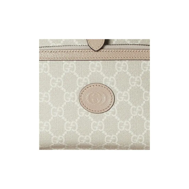 GUCCI GG Leather Backpack Unisex White/Beige-7
