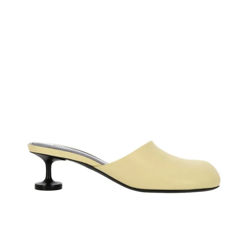 Balenciaga Lady Wrap-toe Slippers Women's Yellow-1